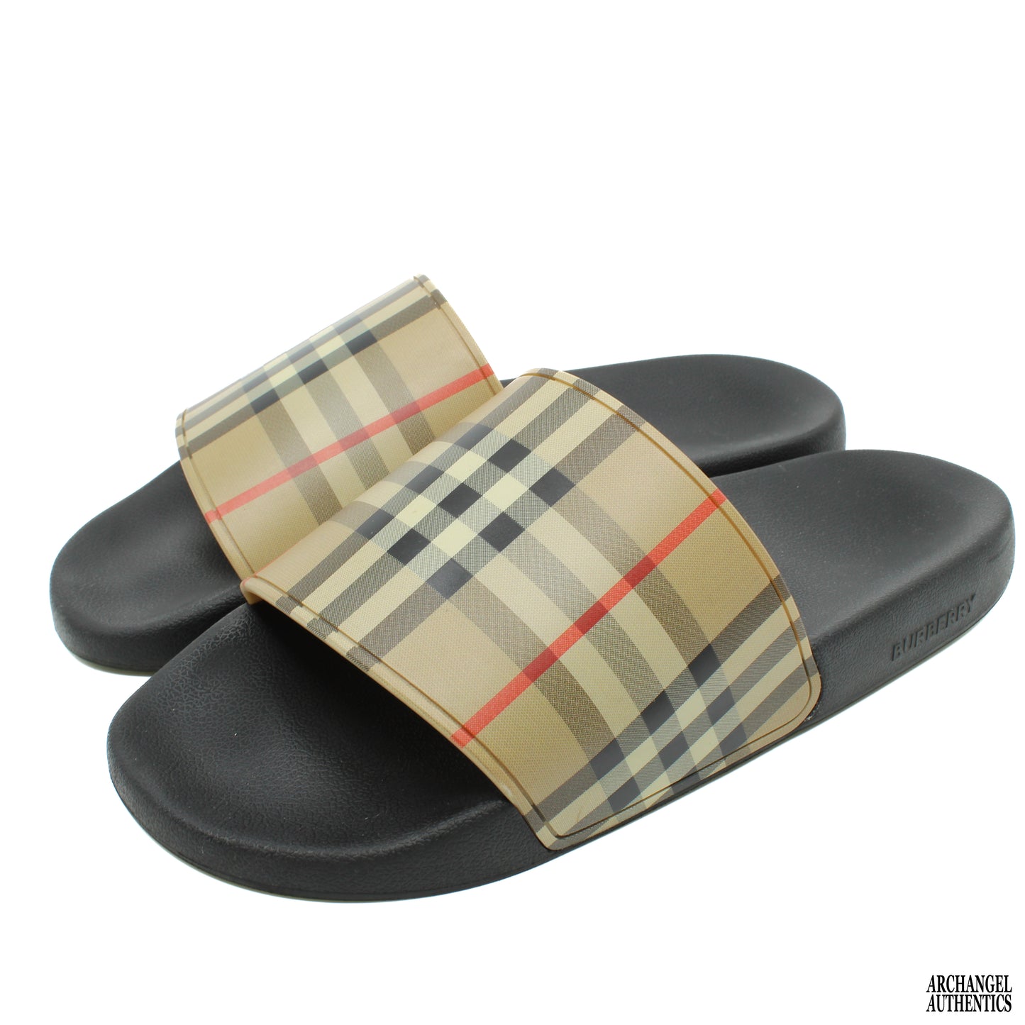Burberry Furley Vintage Check Pool Slide Sandals