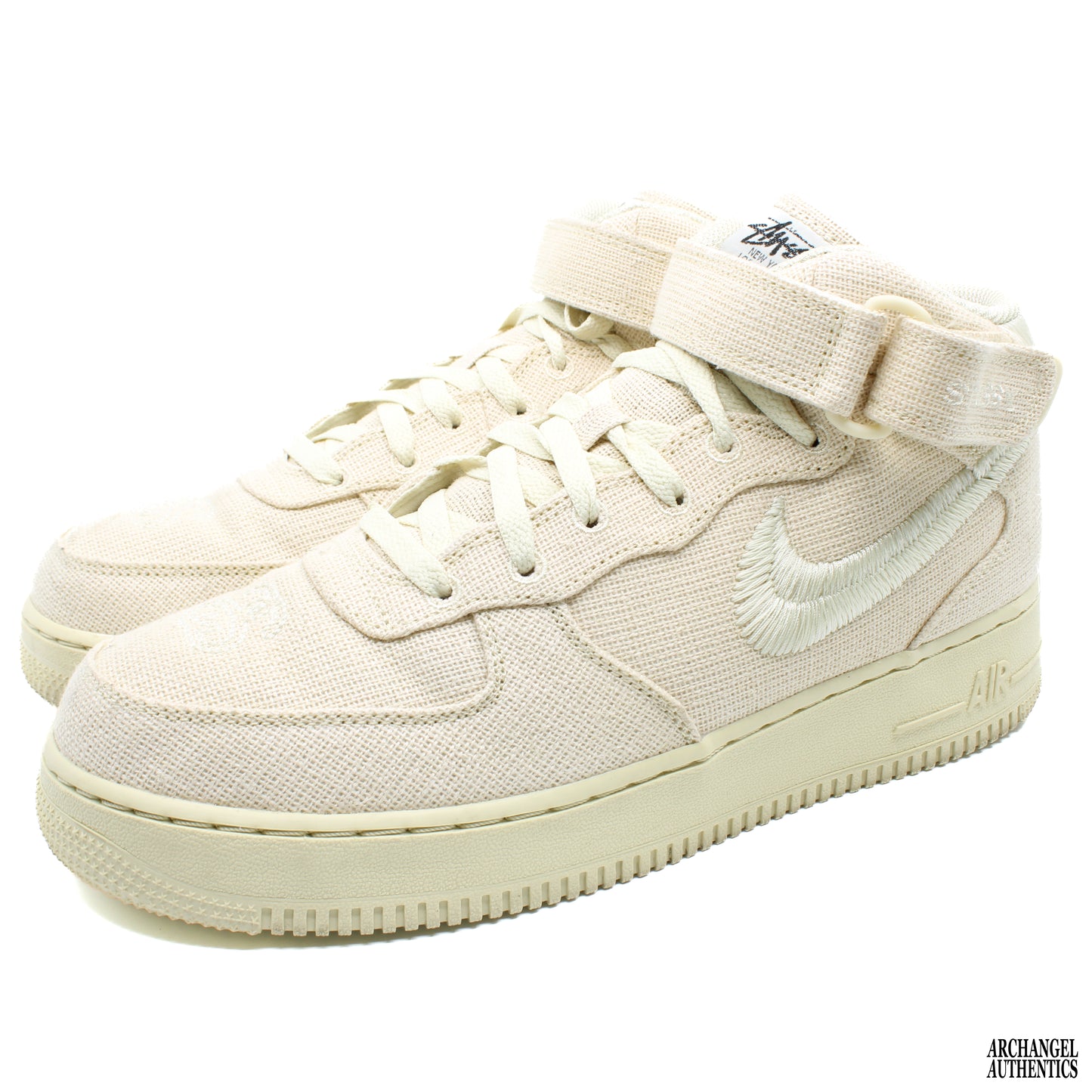Nike Air Force 1 Mid Stussy Fossil