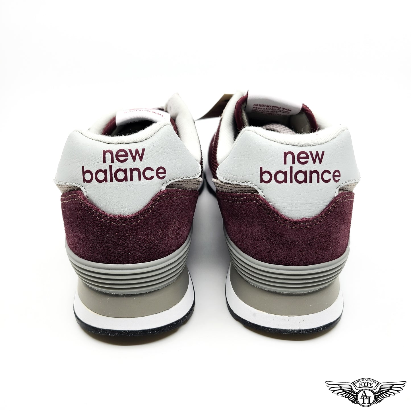 New Balance 574 Borgoña Blanco 2022
