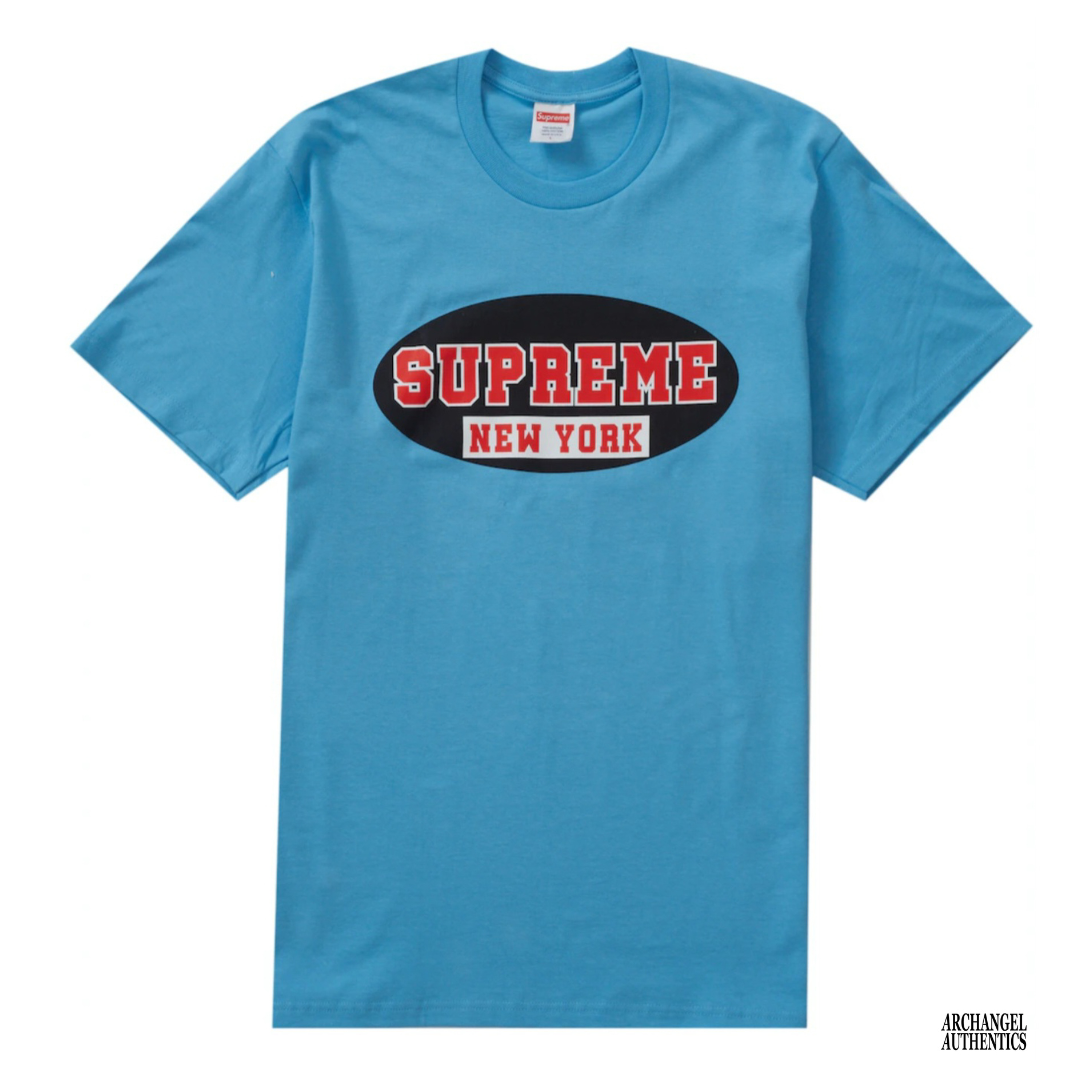 Camiseta Supreme New York SS23 Azul Brillante