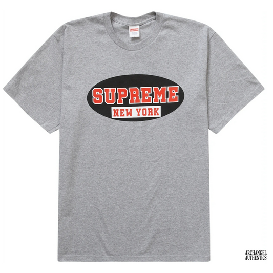 Supreme New York Tee SS23 Heather Grey