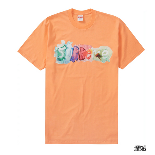 Camiseta Supreme Acuarela SS23 Melocotón