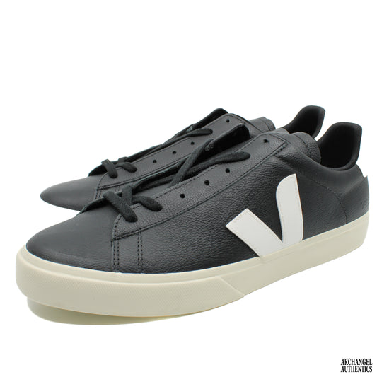 Veja Campo Chromefree Leather Black/White