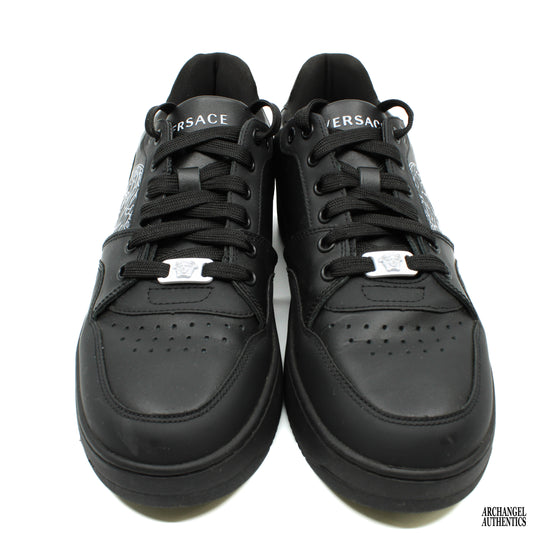 Versace Triple Black Medusa Head Sneaker